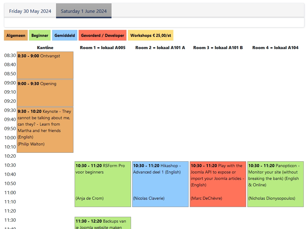 EventSchedule