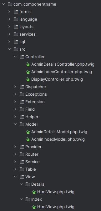 twig templates