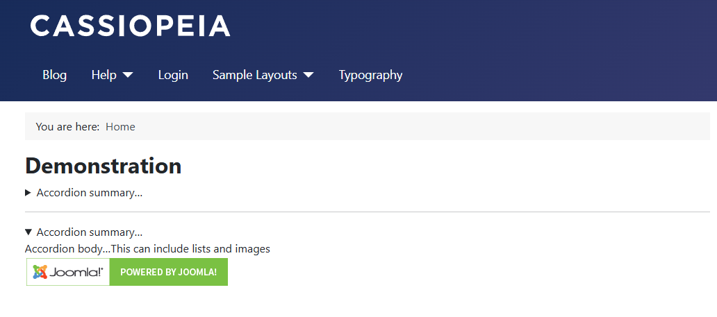 Accordion html nativo