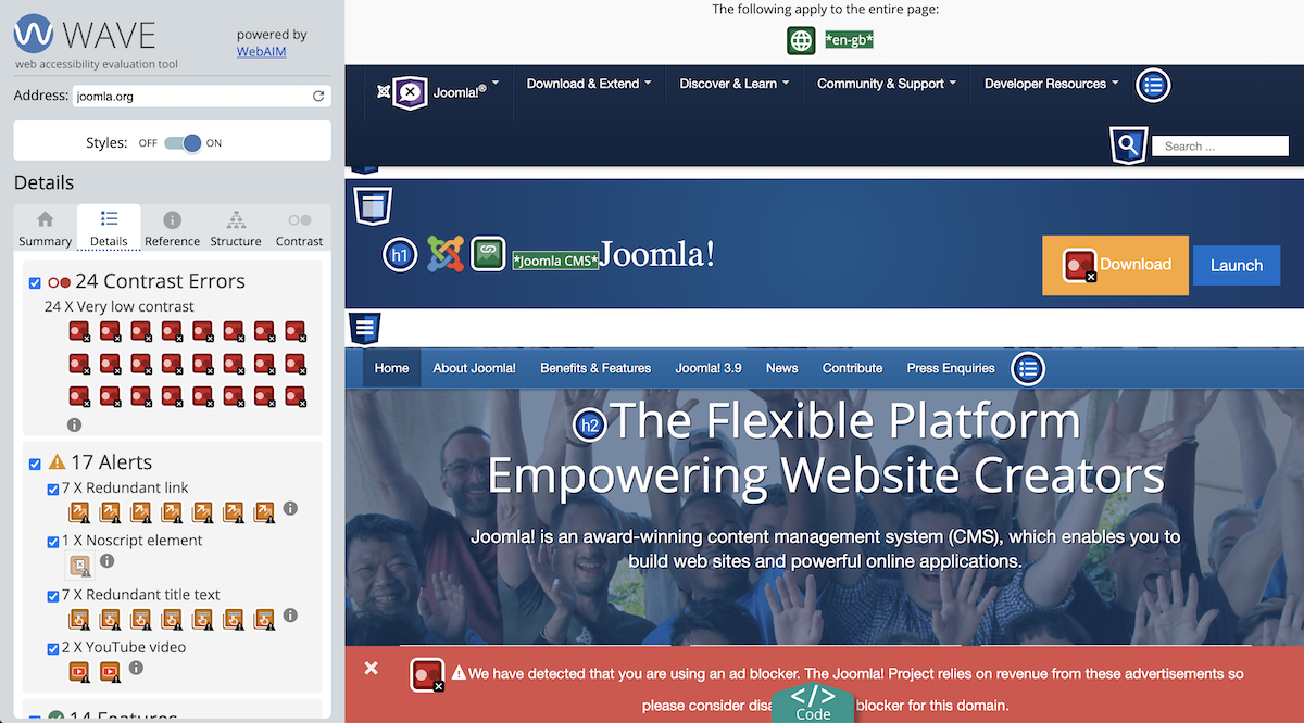 Test Wave joomla.org